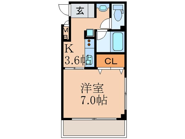 第１３関根マンションの物件間取画像